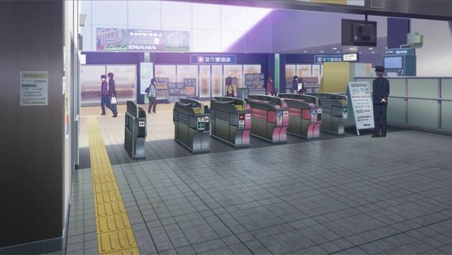 Special Week arriving at the station